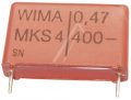 All WIMA CONDENSATOARE IMPULS MKS4 0,47UF-400V  COND. IMPULS MKS4 RM=22,5MM