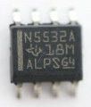 All TEXAS-INSTRUMENTS IC Amplificator operational N5532A  C.I. OP AMP potrivita pentru DUAL  LOW NOISE,SMD