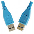 All COM USB-Tata/USB-Tata 3.0 USB3.0 USB-A-TATA/USB-A-TATA 5,0M USB-CABLU ALBASTRU