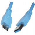 All COM USB-Tata/Micro-USB 3.0 USB-A-TATA/USB-B-MICRO-TATA 1,8M NEGRU USB3.0-CABLU