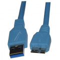 Smartphones COM USB-Tata/Micro-USB 3.0 USB-A-TATA/USB-B-MICRO-TATA 3,0M NEGRU USB3.0-CABLU