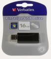 All VERBATIM USB-Stick 2.0 USB STICK 2.0 PINSTRIPE 16GB NEGRU