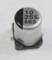 All PANASONIC Condensatoare SMD electrolitice 25V 85°C 10UF-25V  ELCO SMD PAN 4X5,4MM, 85°