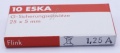 All  SIGURANTE RAPIDE 5X25MM 1,25A-F FEINSICHERUNG 5X25 INH:10.STK. -ROHS-KONFORM-