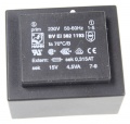 All HAHN EI38-Transformator PCB 1-iesire 15V-300MA  TRAFO 230V EI38 4,5VA 35,1X41,0X28,1MM