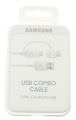 Smartphones SAMSUNG Cablu USB SAMSUNG CABLU DE DATE MICRO-USB - USB-A INKL USB-C ADAPTER