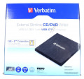 All VERBATIM DVD Burner USB DVD-BRENNER, SLIM, USB-C 3.2 GEN 1 MIT NERO BURN & ARCHIVE SOFTWARE
