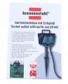 All BRENNENSTUHL Priza electrica de exterior GARTEN-STECKDOSE / AUSSENSTECKDOSE 4-FACH MIT ERDSPIESS, 1,4M KABEL SCHWARZ