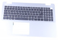 All DELL DE  -Tastatura laptop Germania  potrivita pentru DELL  GERMAN, ASSY PALMREST, SILVER, NO BACKLIT